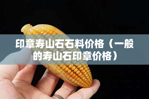 印章寿山石石料价格（一般的寿山石印章价格）