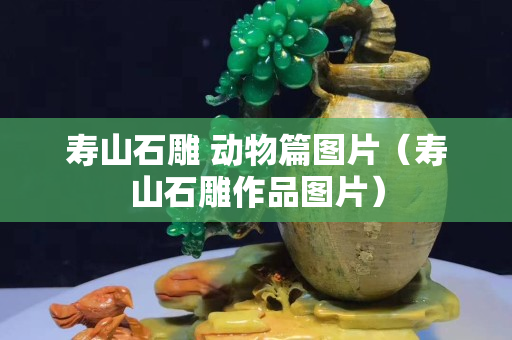 寿山石雕 动物篇图片（寿山石雕作品图片）