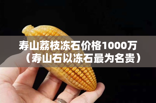 寿山荔枝冻石价格1000万（寿山石以冻石最为名贵）