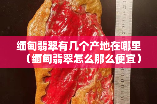 缅甸翡翠有几个产地在哪里（缅甸翡翠怎么那么便宜）