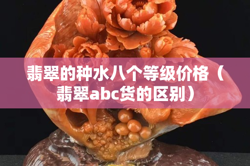 翡翠的种水八个等级价格（翡翠abc货的区别）